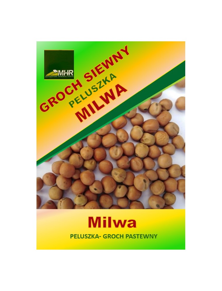 Nasiona Grochu siewnego pastewnego- Milwa (peluszka)-ulotka