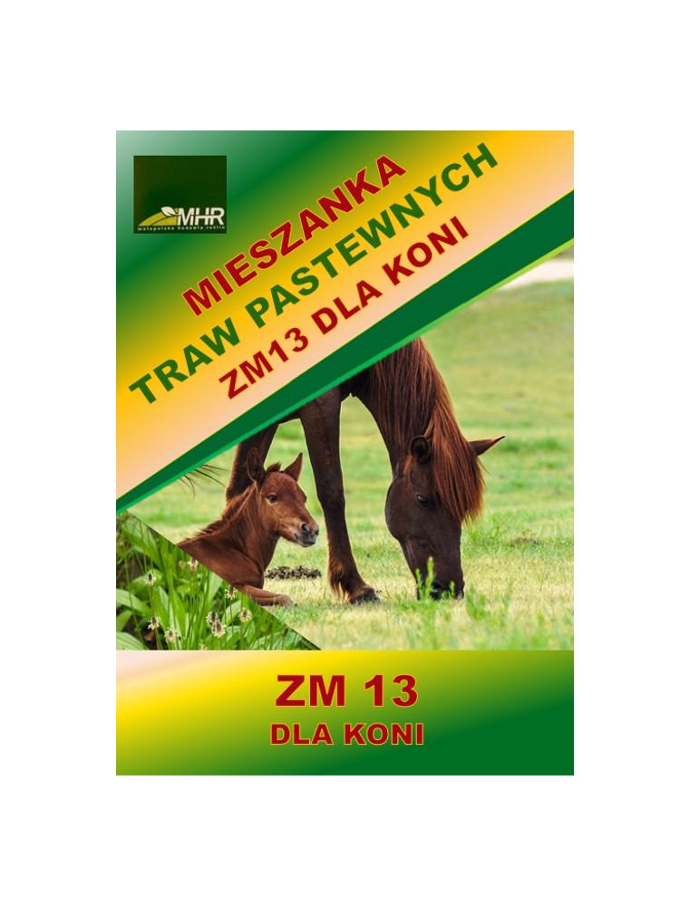 Mieszanka traw pastewnych - pastwiskowa dla koni z ziołami ZM13- ulotka