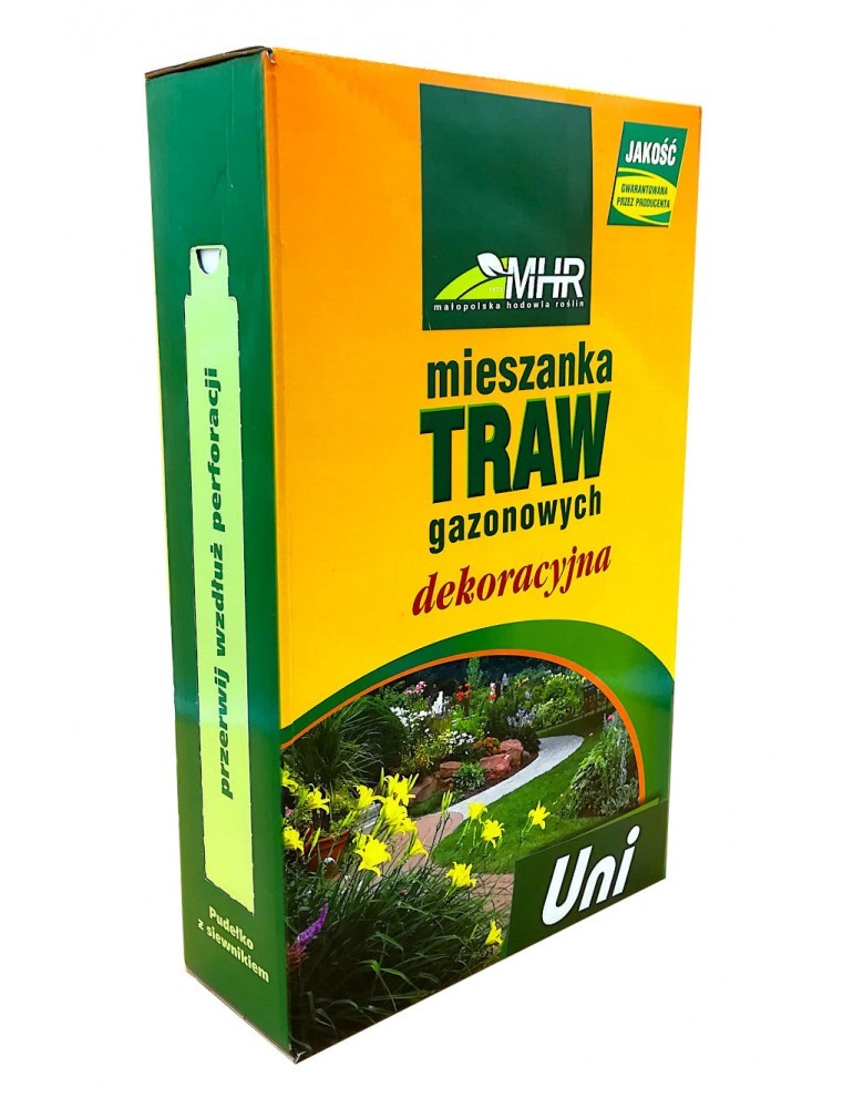 Mieszanka traw gazonowych Uni  opakowanie kartonowe
