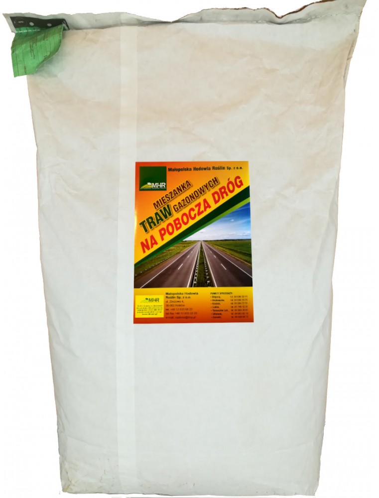 Mieszanka traw gazonowych - Na pobocza dróg 10 kg