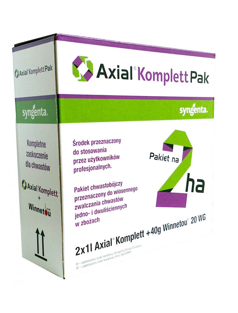 Środek chwastobójczy Axial Komplet Pak na 2ha (2x1L) Środek chwastobójczy Axial Komplet Pak na 2ha (2x1L)