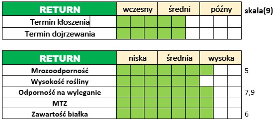 Ważniejsze cechy użytkowo-rolnicze jęczmienia ozimego – RETURN.